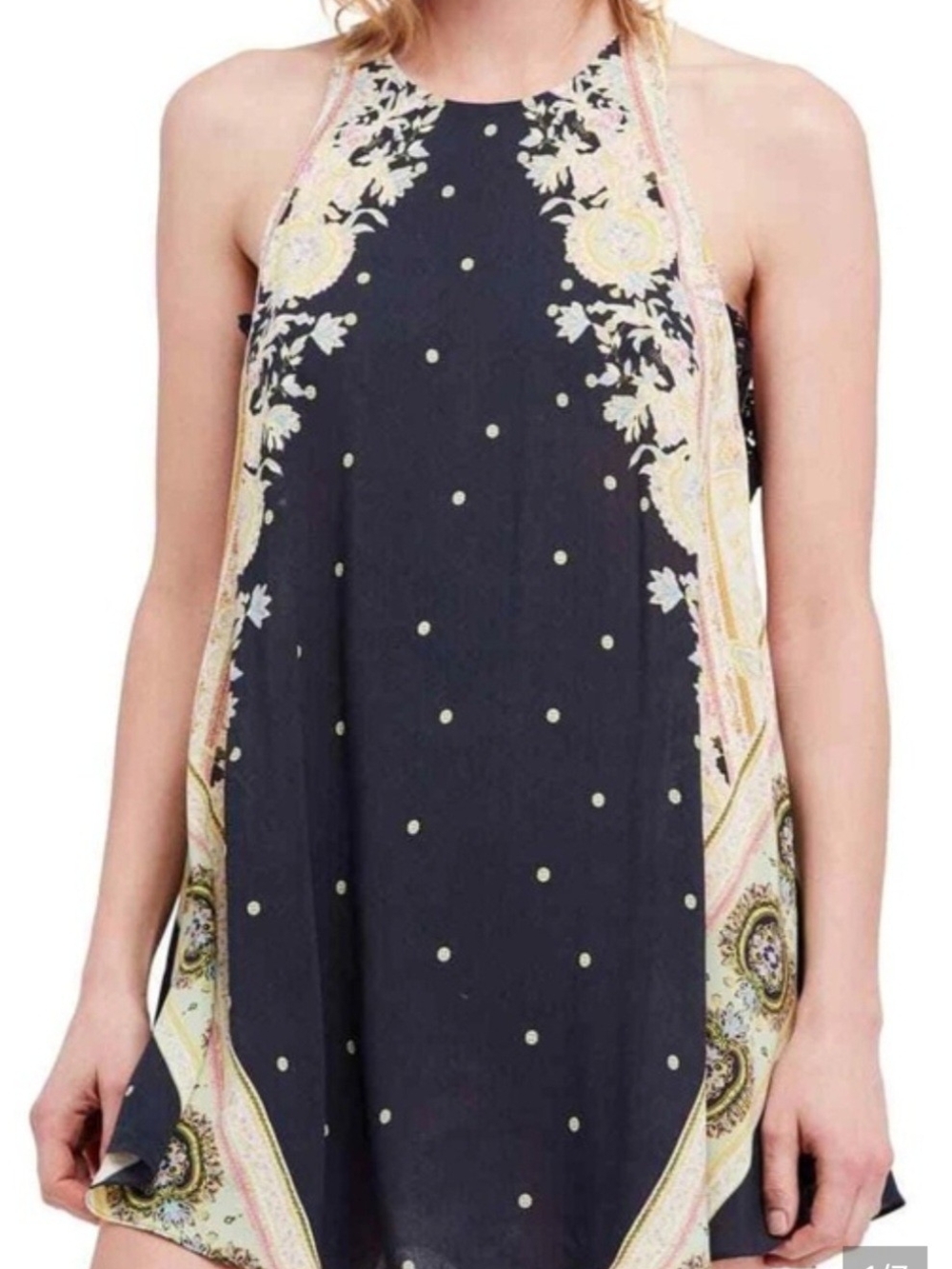 Free People Darjeeling Print Minidress
